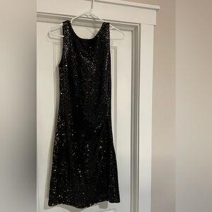 Zara Black Sequin Dress